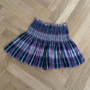 GORGEOUS ISABEL MARANT ETOILE MADRAS PLAID SKORT SKIRT